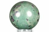 Polished Sphere Of Rubies In Fuchsite - India #342984-1